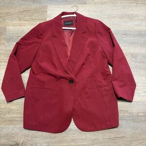 Eloquii Burgundy Blazer